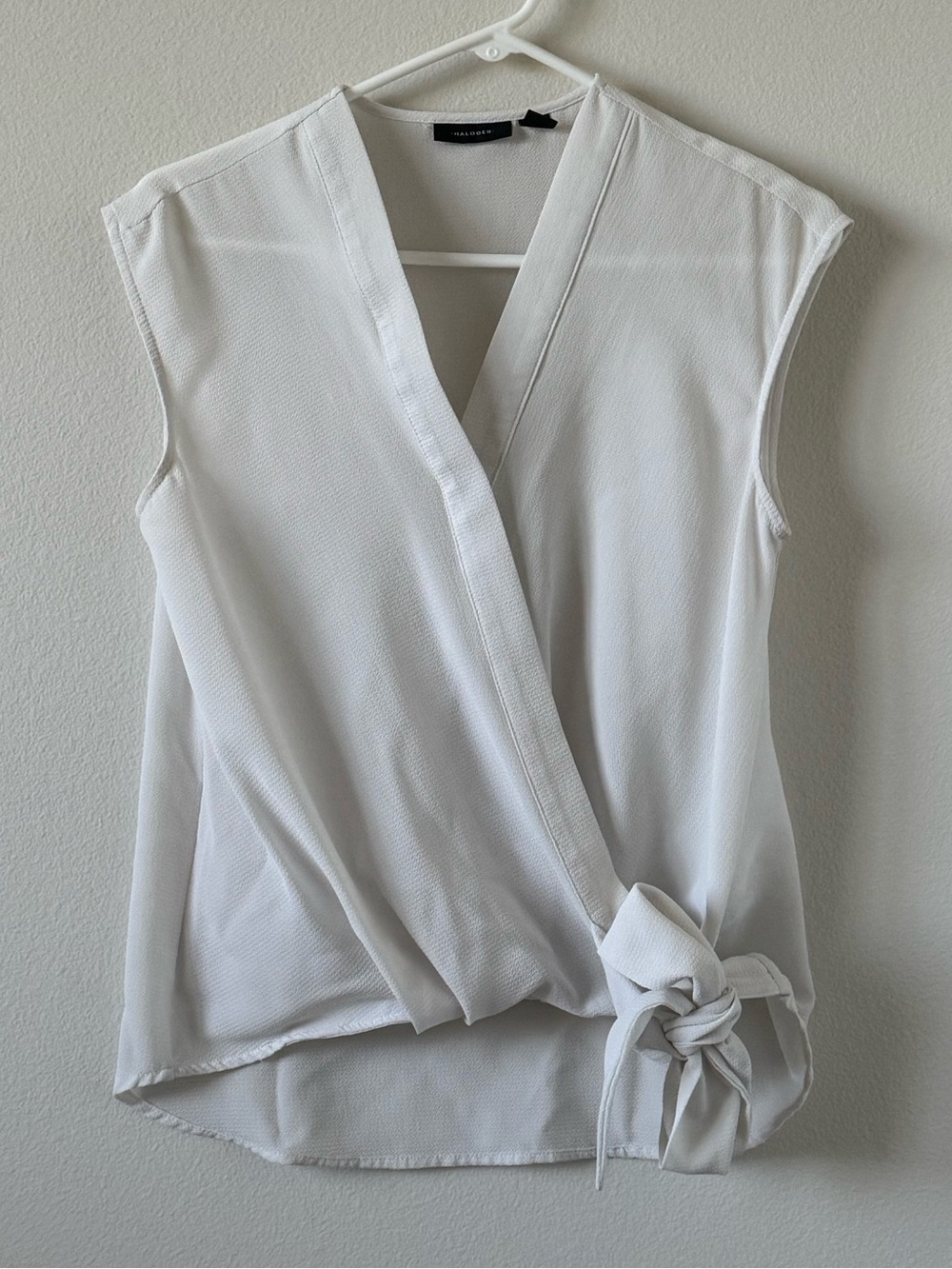Halogen Wrap Tie Blouse